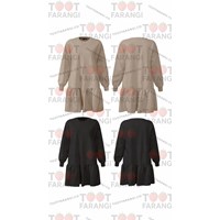 هودی بلند چین دار